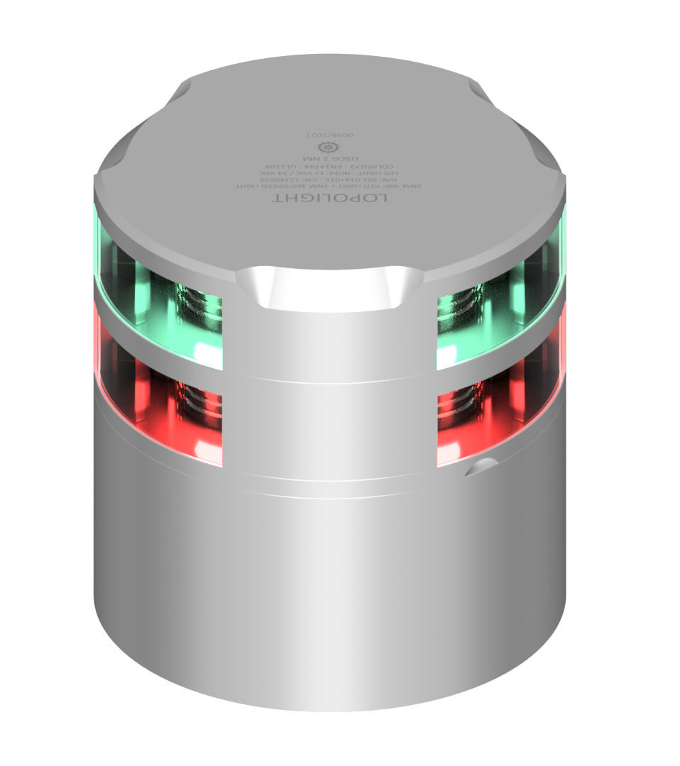 3nm 360° Red + 360° Green, silver anodized 3nm 360° Red + 360° Green, silver anodized